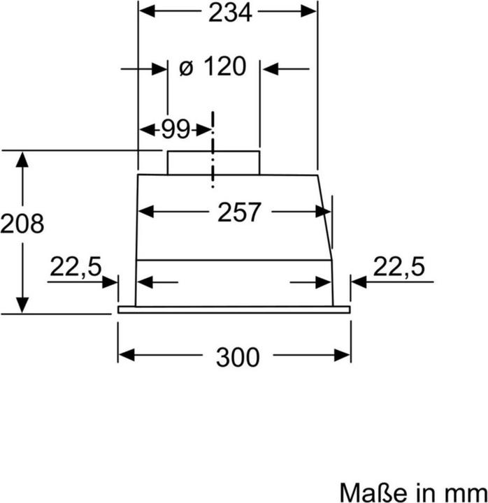 Actual product image Neff DNAA511C (Hut ventilator)