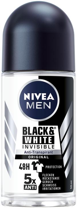 Nivea Men Invisible for Black & White (Roll-on, 50 ml)