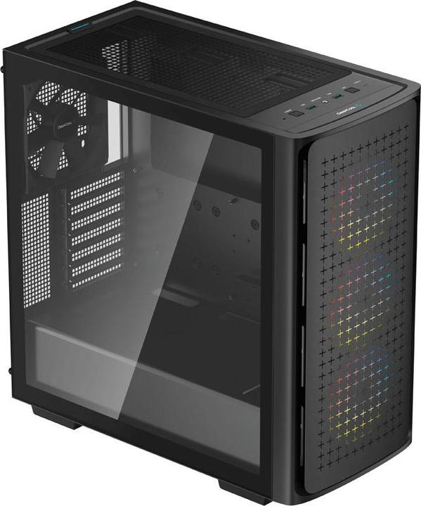 Immagine prodotto Deepcool Alloggiamento MID-TOWER CK560 Finestra laterale, Nero, Mid-Tower, Alimentatore incluso in Fede No. (E-ATX, Mini-ATX, ATX, mATX)