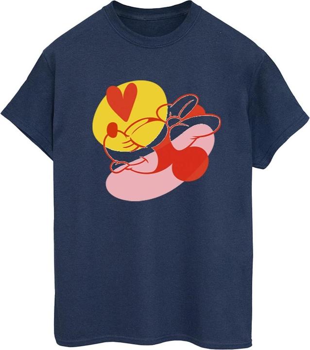 Immagine prodotto Disney Minnie Mouse Tongue Heart Maglietta Ampia Donna (M)