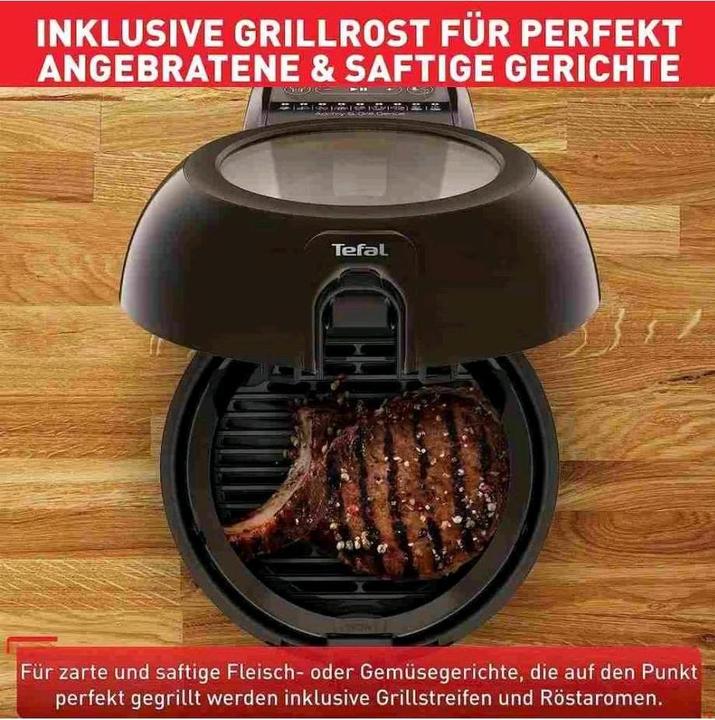 Actual product image Tefal ActiFry and Grill Genius Hot Air FryerBlack