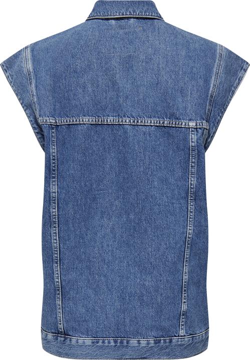 Produktbild Only Fly-Away Kragen Fledermaus-Ärmel Jeansweste Jeansweste (XS)