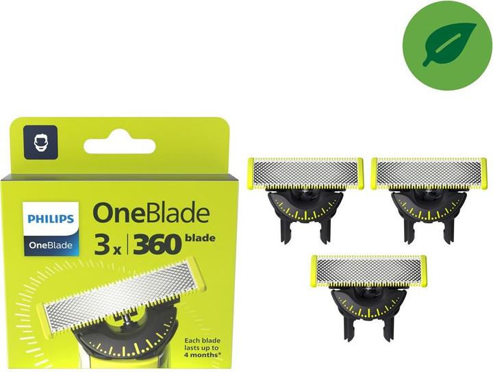 Actual product image Philips OneBlade Klinge 360 (3 x)