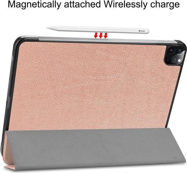 Produktbild MU Classic Dreifach faltbare Leder Hülle (iPad Pro 12.9 2020 (4. Gen))