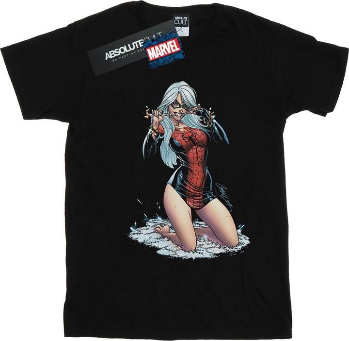 Black Cat Spider Suit TShirt (M)