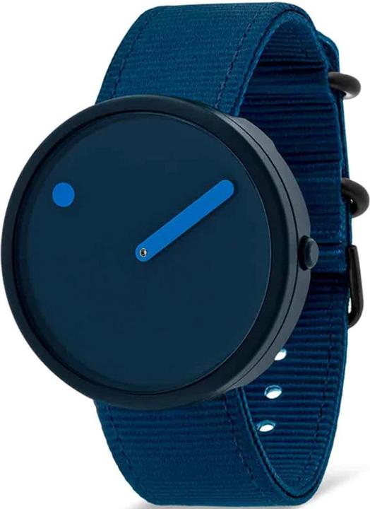 Image du produit Picto R44001-R001 Montre unisexe Ghost Nets Navy Blue 40mm 5ATM (Montre analogique, 40 mm)