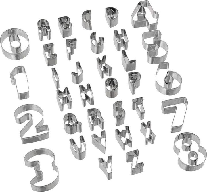 Image du produit 5Five Emporte-pièces en pack de 35 - Chiffres et lettres