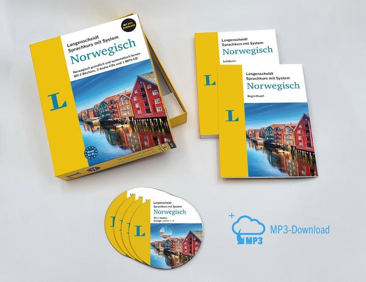 Produktbild Langenscheidt Sprachkurs mit System Norwegisch (Norwegisch, Deutsch, 2024)