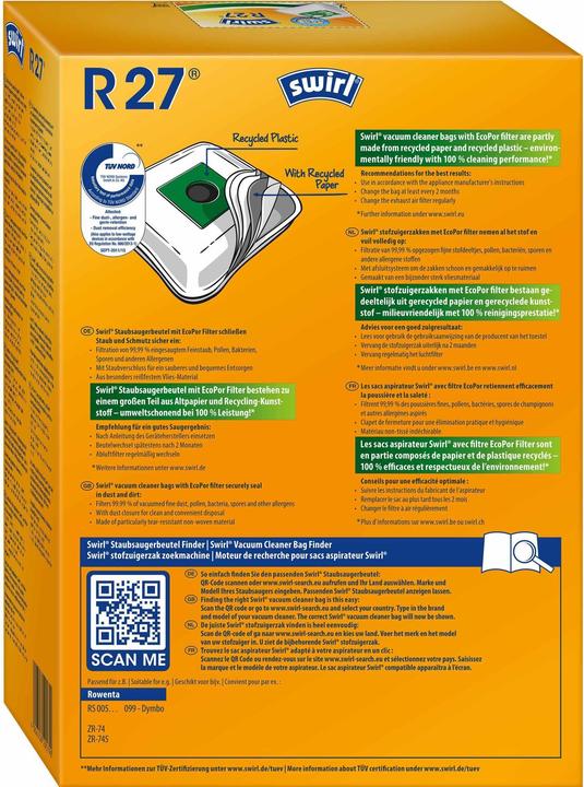Actual product image Swirl R 27 EcoPor (4 x)