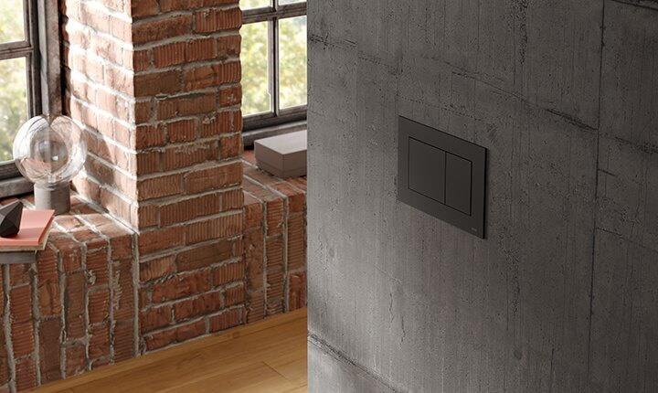 Image du produit TECE Plaque de commande pour WC TECEnow noir mat