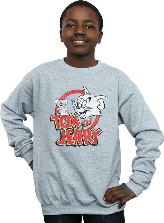 Produktbild Tom & Jerry Distressed Logo Sweatshirt Jungen (128)