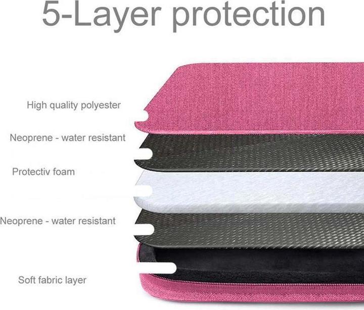 Actual product image Cadorabo Fabric Laptop Bag 14 Inch (Universal)
