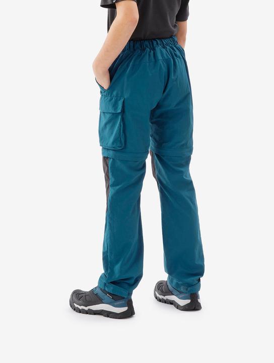 Immagine prodotto Quechua Zip-Off-Hose Kinder Gr. 123–172 Wandern - MH500 blau (14, 15, 16)