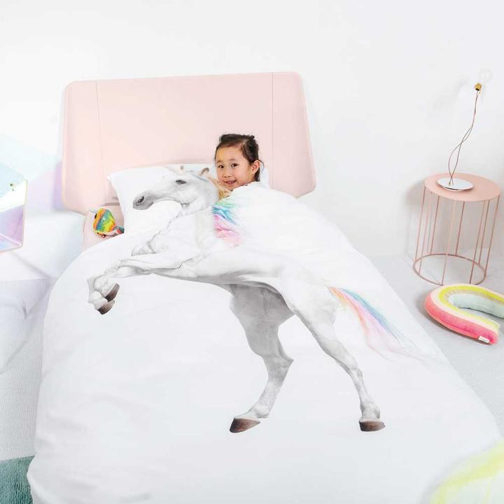 Actual product image Snurk Unicorn bed linen 135 x 200