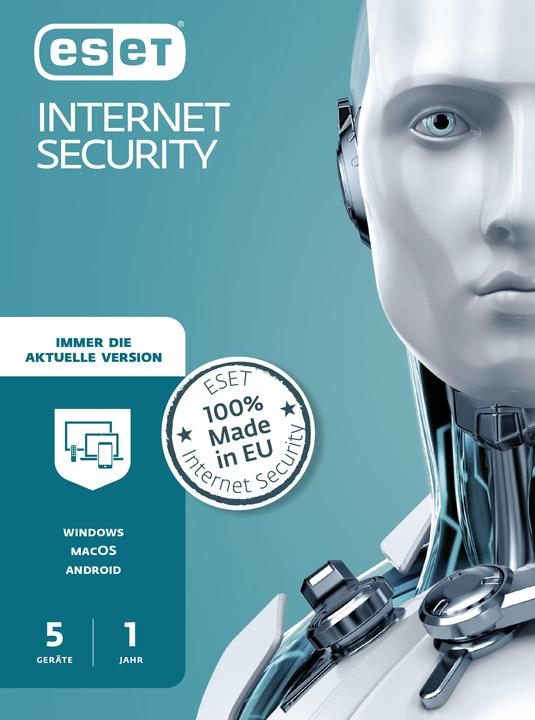 Actual product image ESET Internet Security 2021 5 User 1 Year DE Mini Box (5 User, 12 months)