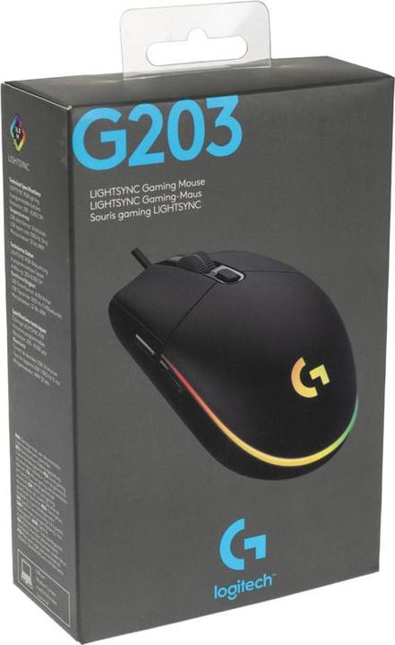 Actual product image Logitech G G203 Lightsync (Cable)