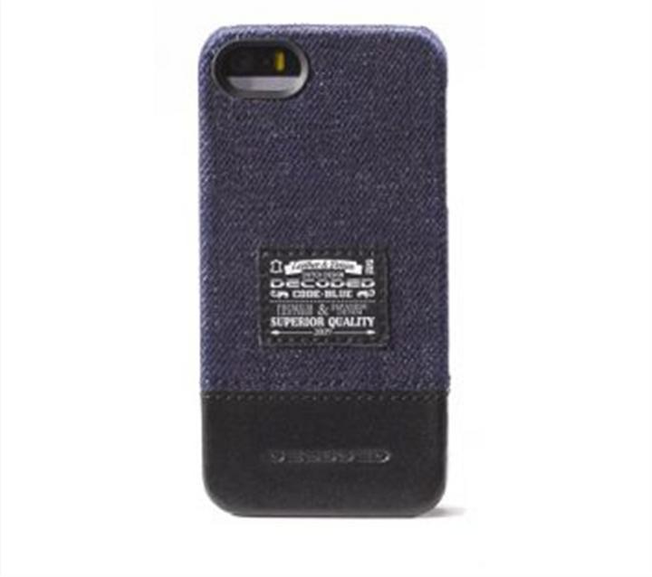 Actual product image Decoded Back Cover Denim for iPhone 5/5S/SE (Apple iPhone 5)