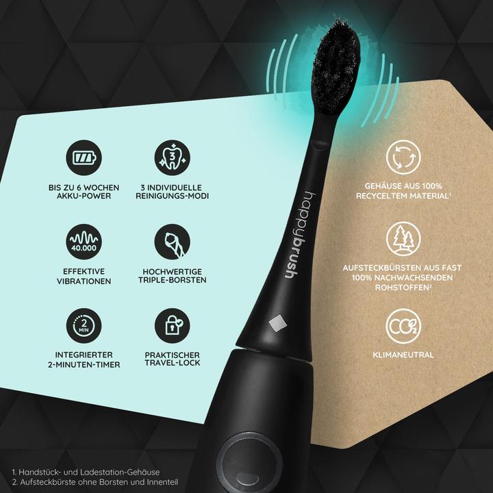 Produktbild happybrush StarterKit Schall Vibe 3 (Schallzahnbürste)