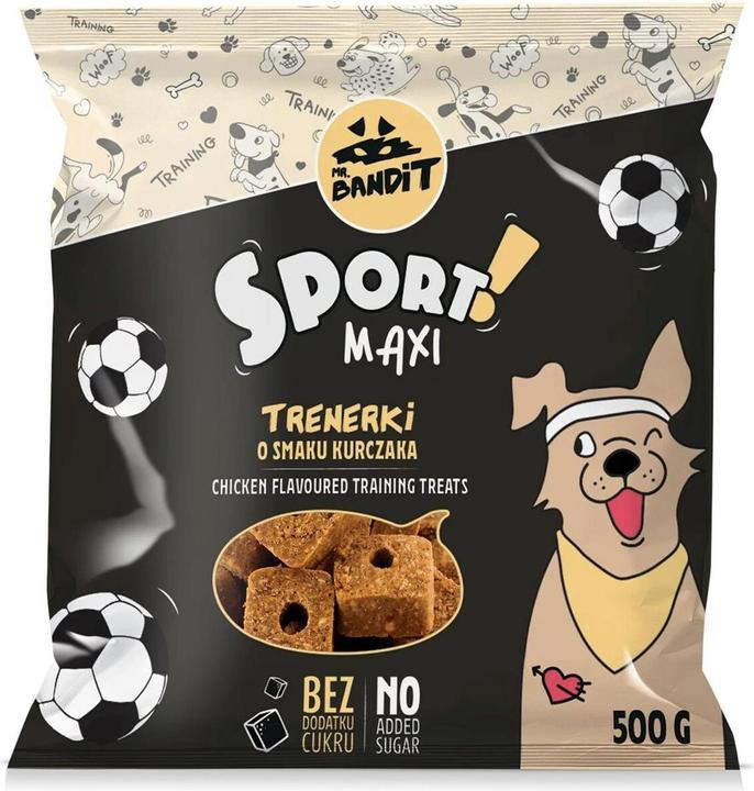 Immagine prodotto VEE VET EXPERT MR. BANDIT Sport Maxi Trainers al gusto di pollo - bocconcino per cani - 500 g (500 g)