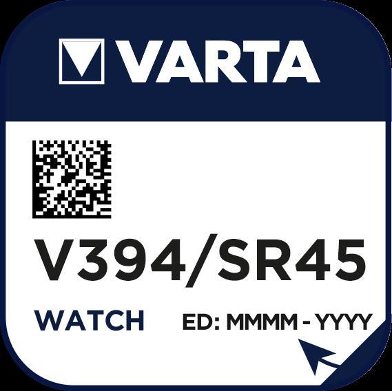 Produktbild Varta V394 / SR936W (1 Stk., SR45, 67 mAh)