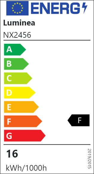 Energie-Label Luminea High-Power LED-Lampe mit Radar-Bewegungssensor (1300 lm)
