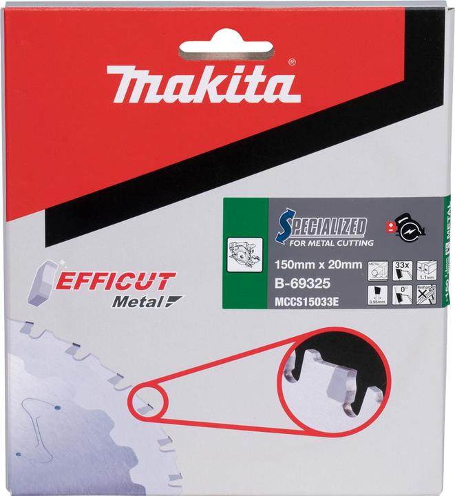 Produktbild Makita EFFICUT Sägeblatt 150x20mmx33Zähne
