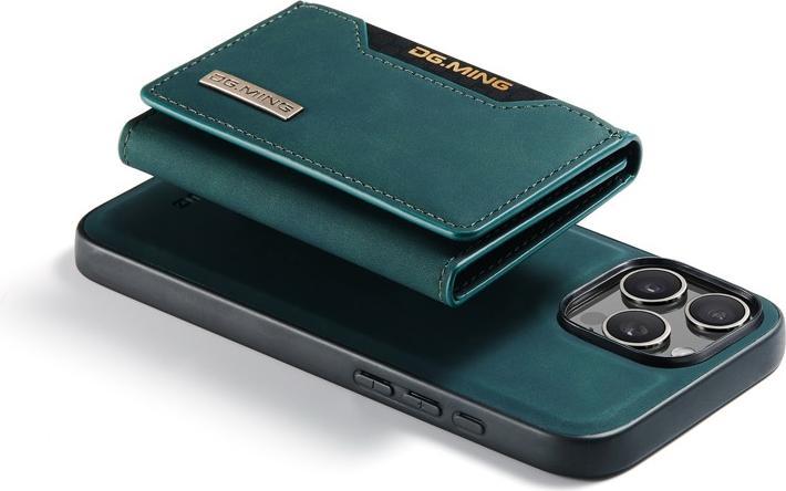 Produktbild Dg.Ming iPhone 11 - Etui, Leder-Optik, Kartenfach & Magnetverschluss, Grün (Apple iPhone 11)