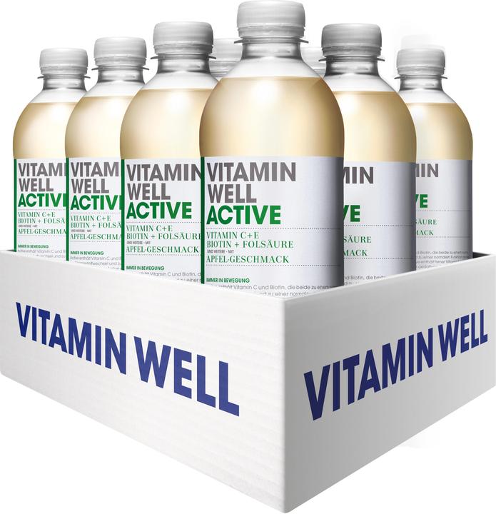 Immagine prodotto Vitamin Well Attivo (12x500ml) (Rabarbaro e fragole, 12 x)