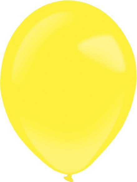 Actual product image Everts 100 Latex Balloons Decorator Standard Yellow Sunshin (1 x)