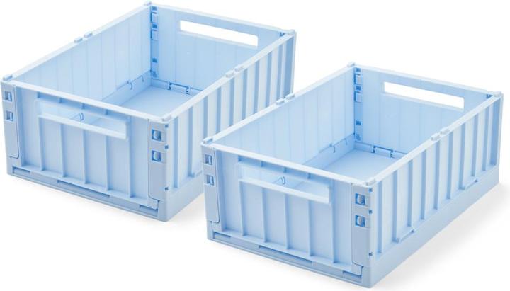 Produktbild Liewood Weston Aufbewahrungsbox M 2-pack, Pure sky (36 x 25 x 13.5 cm)