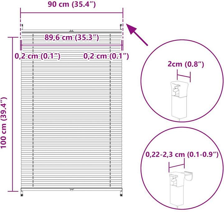Actual product image VidaXL Eillyn (90 x 100 cm)