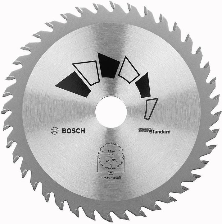 Produktbild Bosch Professional Zubehör Kreissägeblatt STANDARD D= 160 mm Bohrung= 20 mm Z= 24