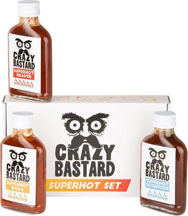 Actual product image Crazy Bastard Sauce Sauces Crazy Bastard, 3 x 100 ml (860 g)
