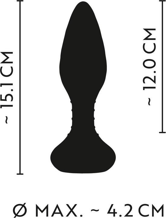 Produktbild Anos RC butt plug with vibrati