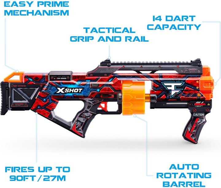 Actual product image Shot Skins Last Stand Faze with 16 Darts