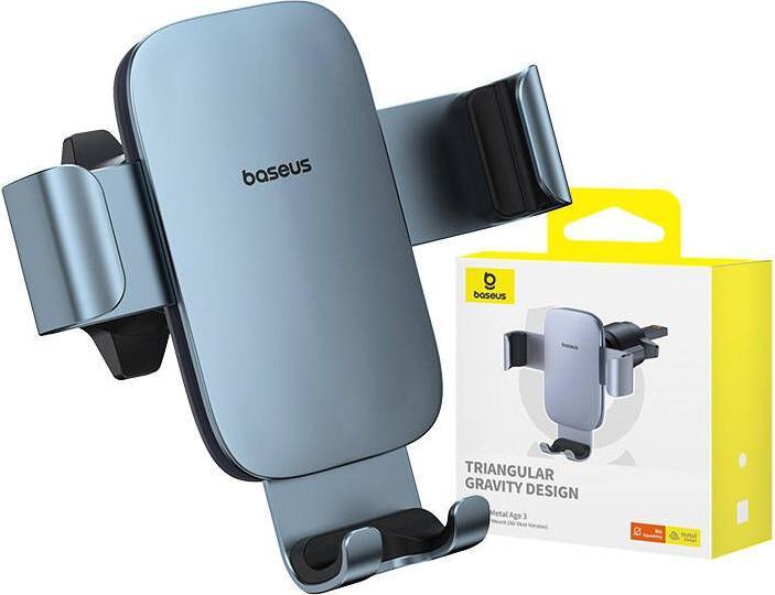 Image du produit Baseus Support de ventilation pour voiture par gravité Metal Age 3 BS-CM028 - gris