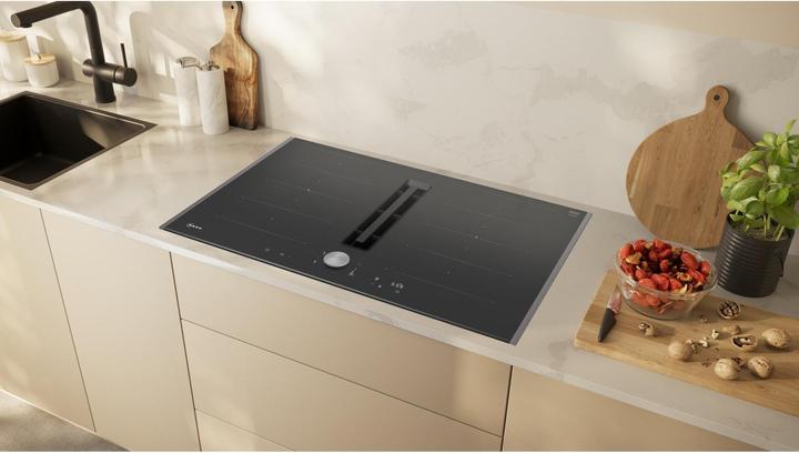 Immagine prodotto Neff V68TTX4L0 + Z861SB2, piano cottura a induzione con cappa aspirante, canale piatto, V68TTXGA7