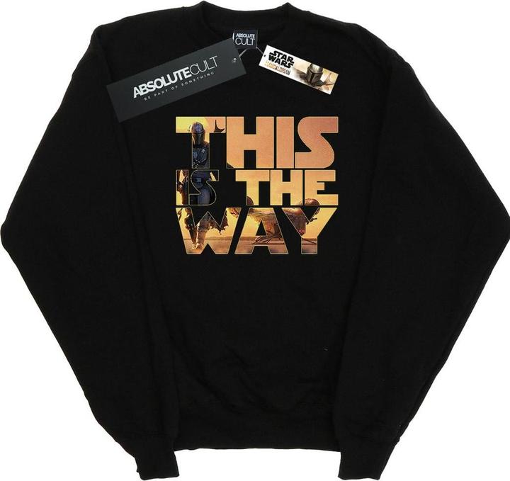 Produktbild Star Wars The Mandalorian The Way Poster Text Sweatshirt (XL)