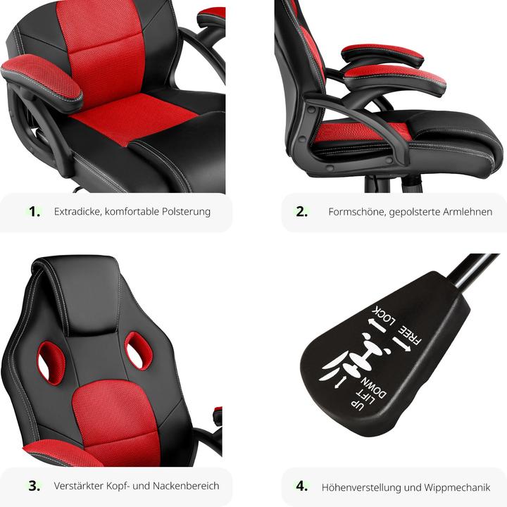 Immagine prodotto tectake Sedia da gioco racing Mike