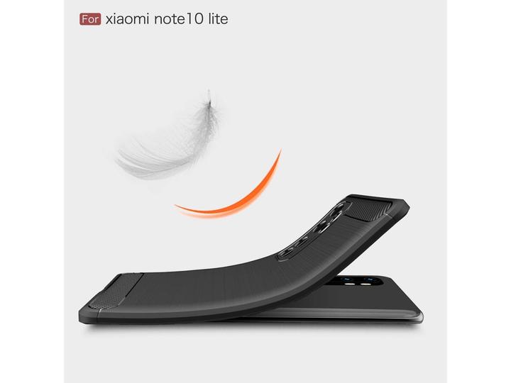 Immagine prodotto Screenguard Xiaomi Mi Note 10 Lite Cover Carbon Brushed Soft TPU (Mi Nota 10 Lite)