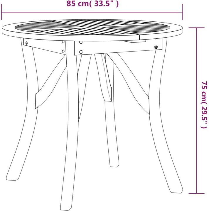 Produktbild VidaXL Ignacio (85 cm)