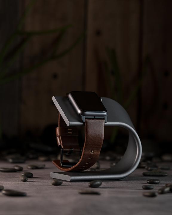 Produktbild Nomad Modern Connector Strap (44 mm, Edelstahl, Leder)