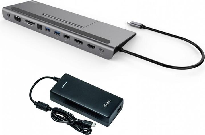 Actual product image i-tec Triple Dock (USB-C, 2 Ports)