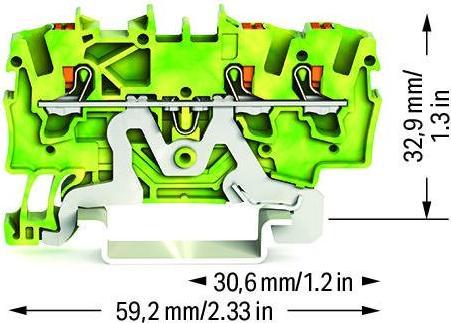 Immagine prodotto Wago Morsetto conduttore di protezione 4,20 mm Pus