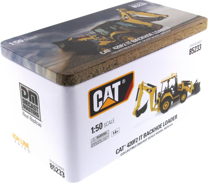 Actual product image Diecast Masters CAT 420F2 IT Backhoe Loader
