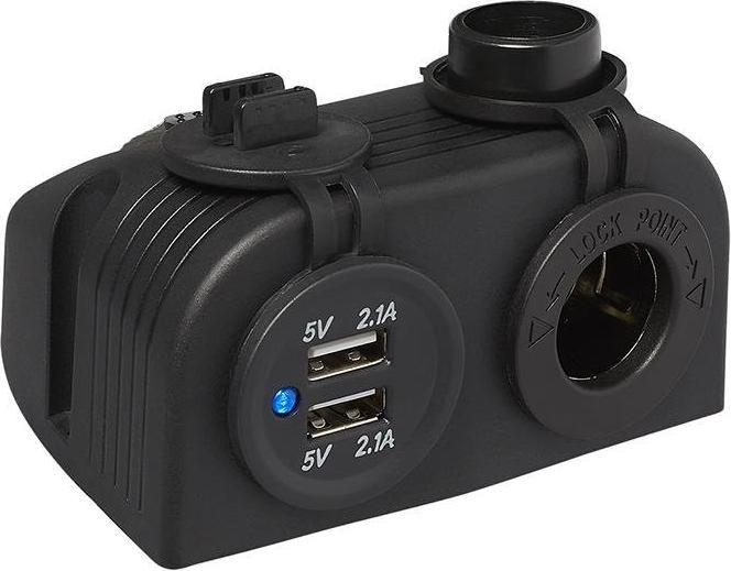 ProPlus Structure kit: socket DIN + USB double socket