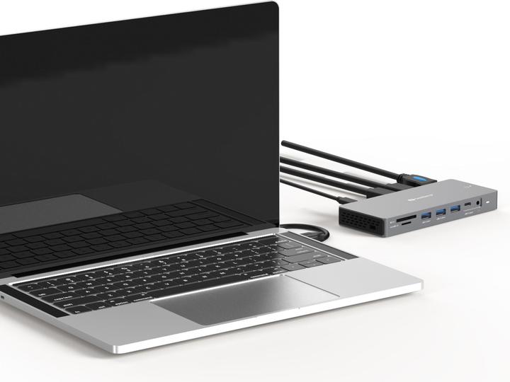 Actual product image Sandberg USB-C 13in1 DockingStation Pro (USB-C, 13 Ports)