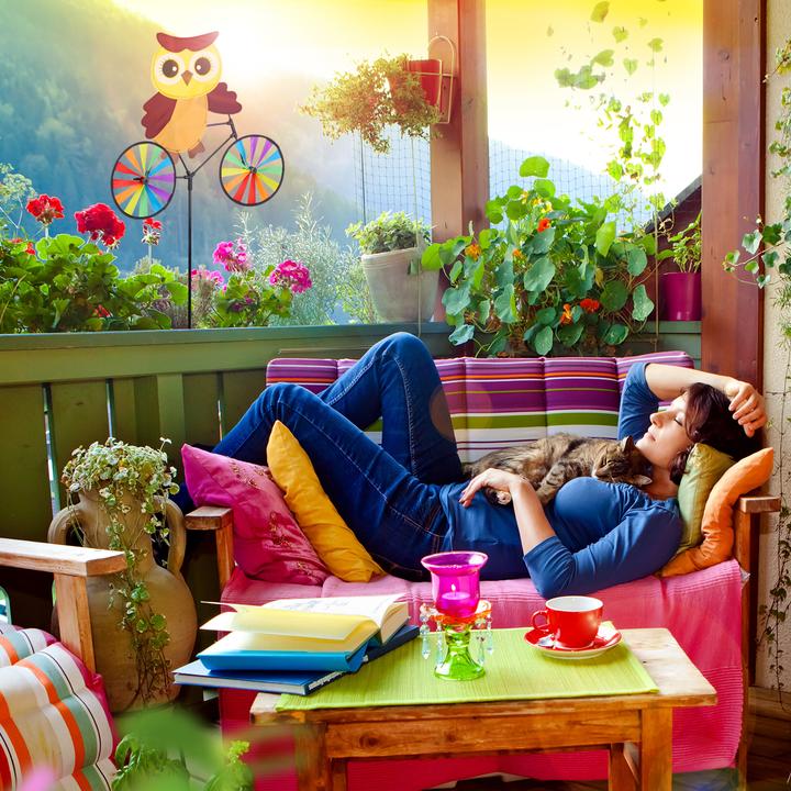 Actual product image Relaxdays Pinwheel Animals, Funny Design