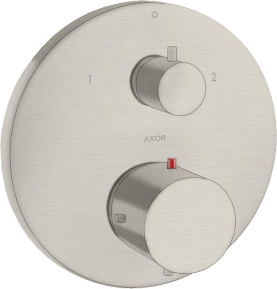 Actual product image Axor Starck thermostat flush-mounted with shut-off valve and changeover valve