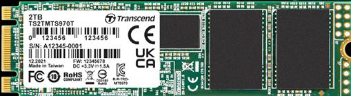 Image du produit Transcend MTS970T 512 Go SSD SATA interne M.2 2280 SATA III Retail TS512GMTS970T (512 Go, M.2 2280)